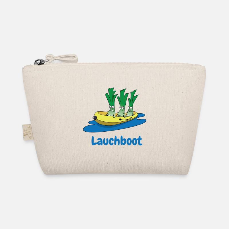 Lauchboot Lauch Schlauchboot Witzige Geschenkidee Bio-Täschchen
