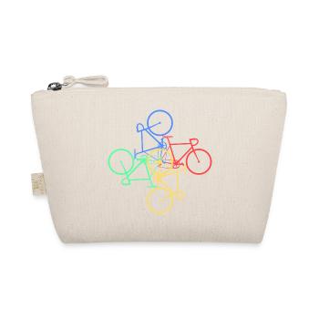 Bicycle Bike Bike Sport Gift Gift Idea Color - Organic Pouch - nature - Front