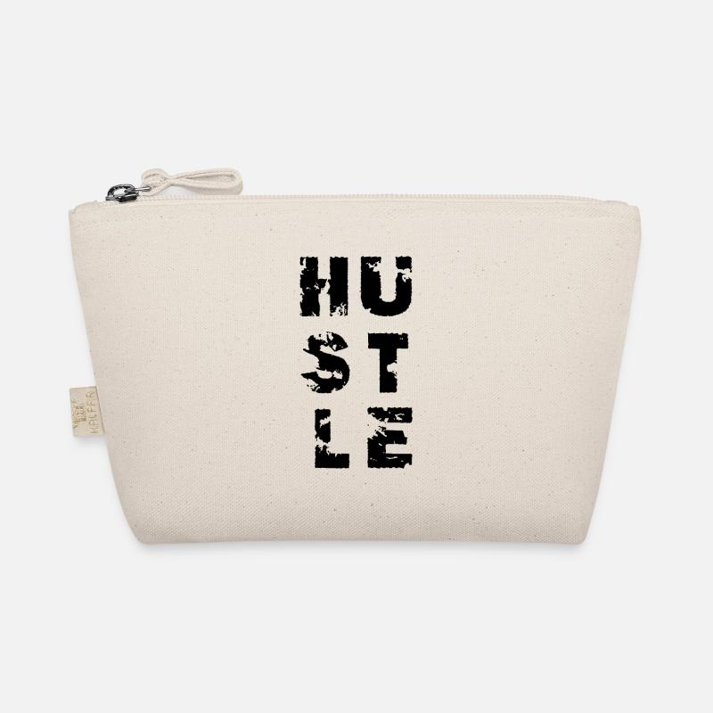 Vintage HUSTLE work worker hustler gift Organic Pouch