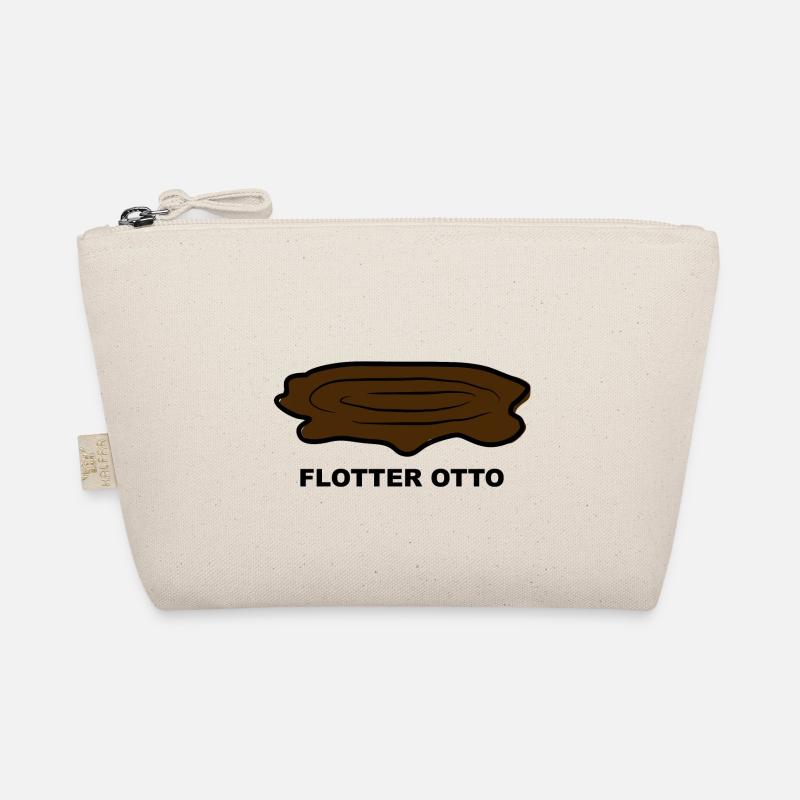Durchfall Kot Scheiße Kacke Flotter Otto Geschenk - Bio-Täschchen - Natur