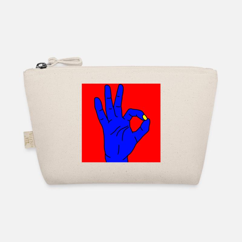 okay, red - Organic Pouch - nature