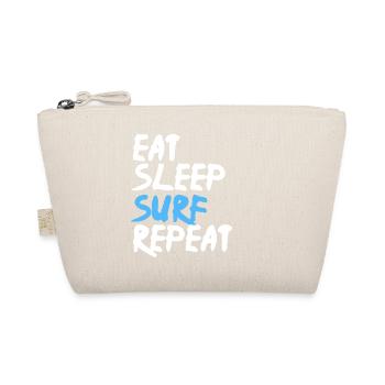 Eat Sleep Surf Repeat - Organic Pouch - nature - Front