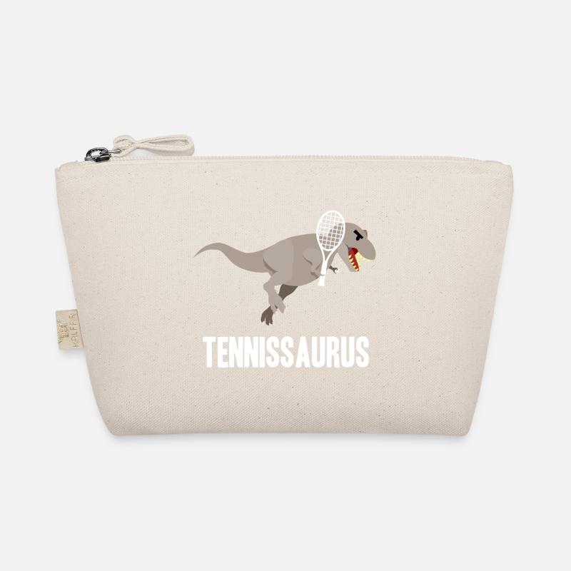 Dinosaurier Tennis T-Rex Geschenkidee Bio-Täschchen