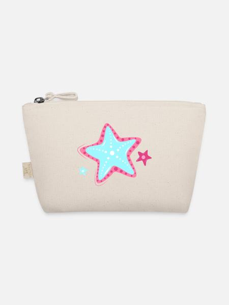 Starfish Gift Sea Fish Animal Beach Holiday - Organic Pouch - nature
