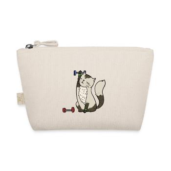 Cat in sport - Organic Pouch - nature - Front