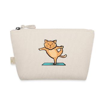 Cat in sport - Organic Pouch - nature - Front