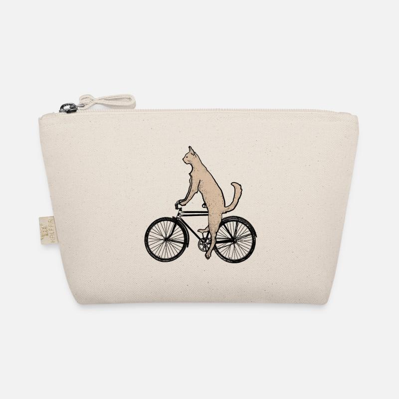Chat sur le vélo Trousse biologique