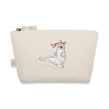 Chat au karaté - Trousse biologique - nature - Devant