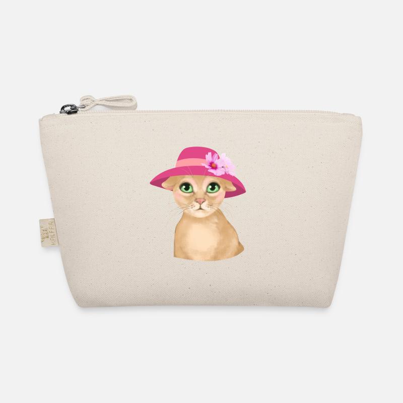 Chat avec chapeau et fleur Trousse biologique