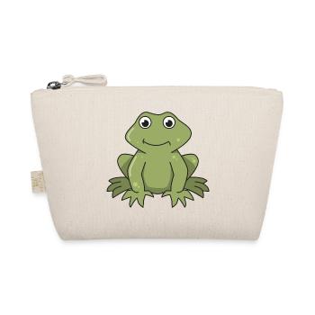 Cadeau grenouille bande dessinée animal vert nature amphibie - Trousse biologique - nature - Devant