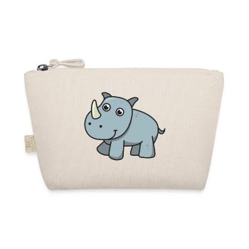 Rhino dessin animé animal cadeau Afrique rhinocéros enfant - Trousse biologique - nature - Devant