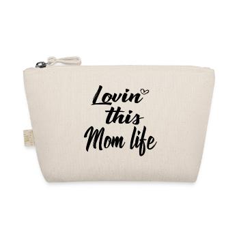 Love Heart Mom Mother Mother's Day Gift - Organic Pouch - nature - Front
