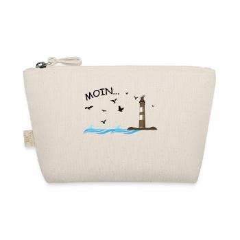 moin says one in north Germany coast Baltic Sea - Organic Pouch - nature - Front
