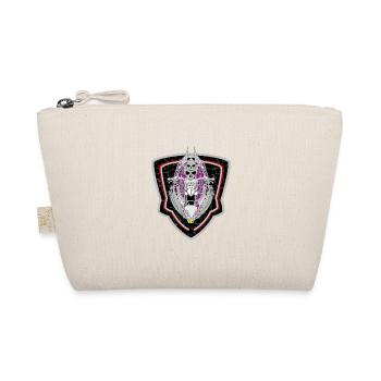 moto skull 3 - Organic Pouch - nature - Front