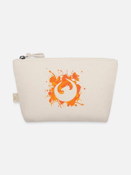 UI5 Phoenix Splash Orange - Bio-Täschchen - Natur