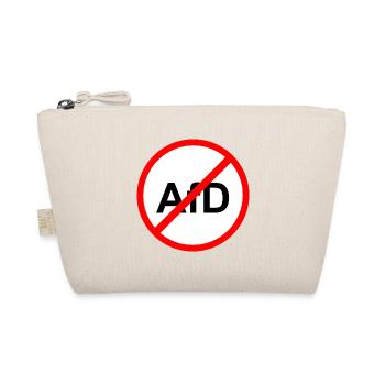 No AfD road sign - Organic Pouch - nature - Front