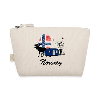 Norwegen Reise Liebe Norway Geschenk Idee schwarz - Bio-Täschchen - Natur - Vorne