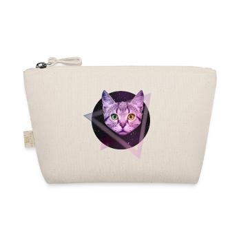 Space Katze - Bio-Täschchen - Natur - Vorne