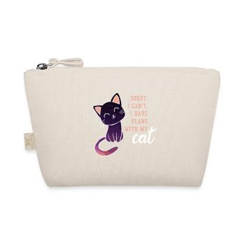 Doux cadeau de chat au clair de lune - Trousse biologique - nature - Devant