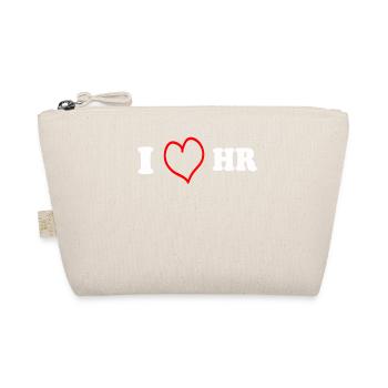 I love HR - Bio-Täschchen - Natur - Vorne