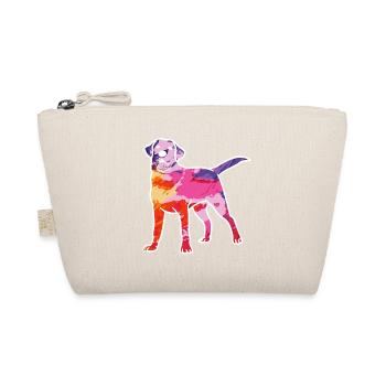 Cadeau chien Rainbow Labrador Retriever - Trousse biologique - nature - Devant