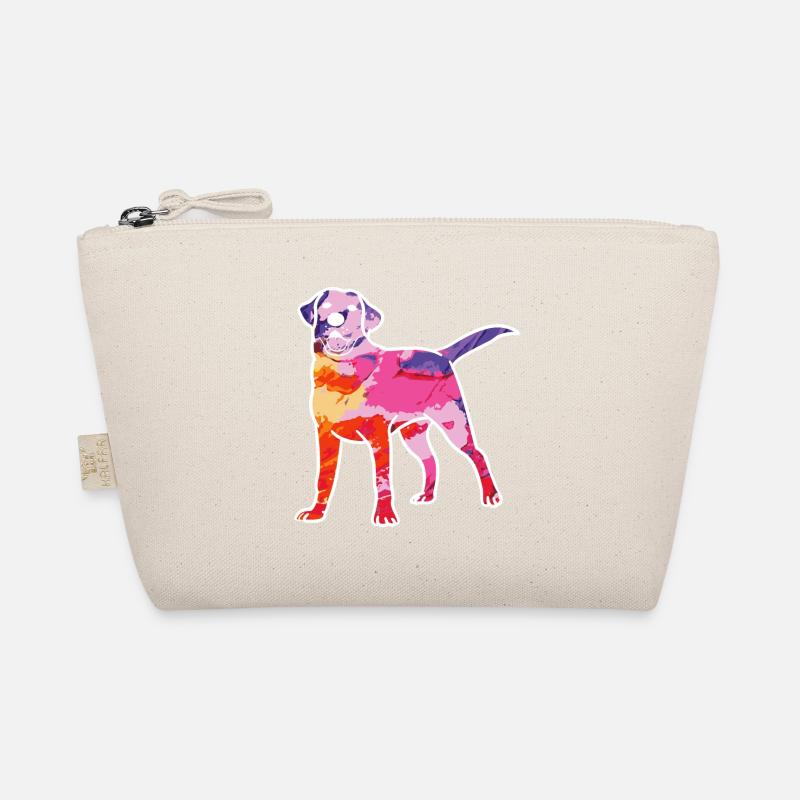Rainbow Labrador Retriever dog gift Organic Pouch