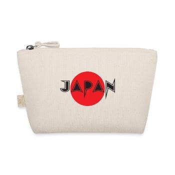 Japan Asien mit Roter Japanischer Nationalflagge - Bio-Täschchen - Natur - Vorne