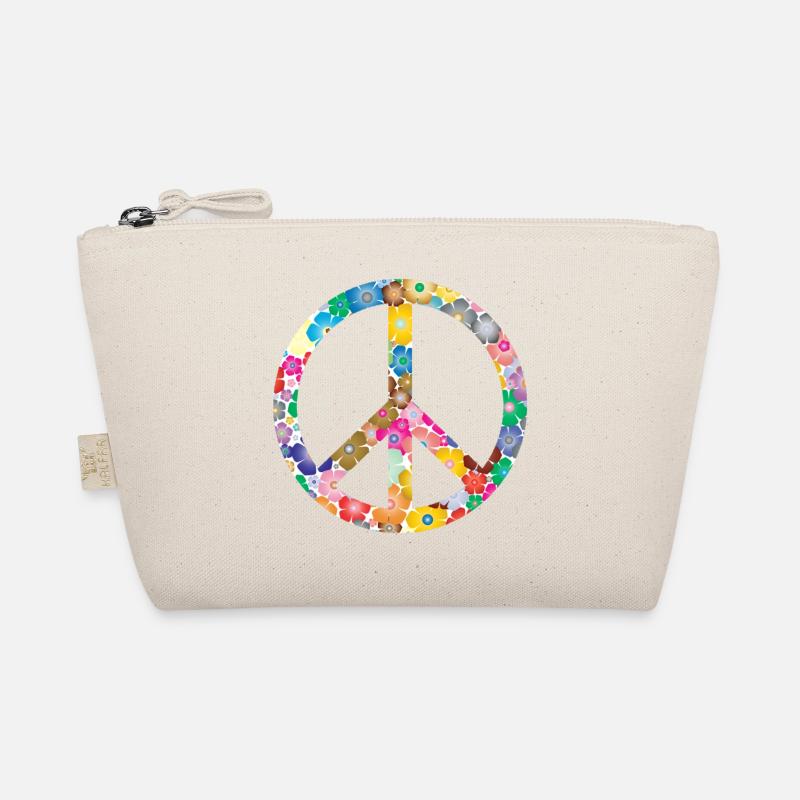 Peace Flower Idea Gift Organic Pouch