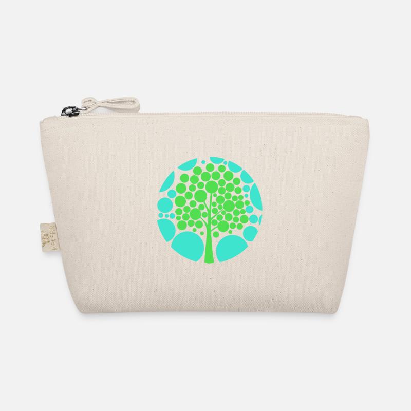 Optical illusion tree Organic Pouch