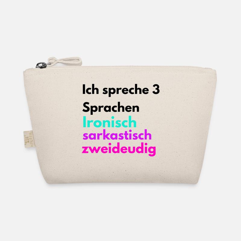 Languages Funny Ironically Sarcastically Two-Way Organic Pouch