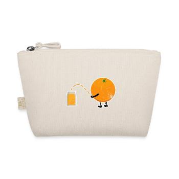 Orange Orange Juice Vegan Gift Idea - Organic Pouch - nature - Front