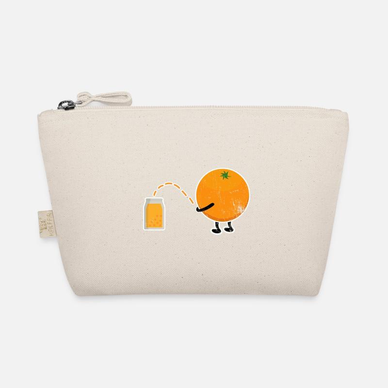 Orange Orangensaft Veganer Geschenkidee Bio-Täschchen