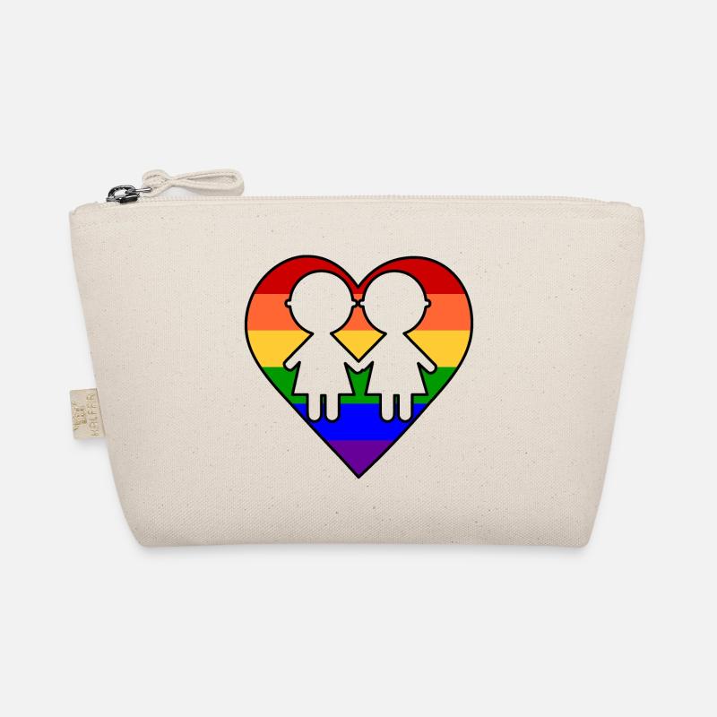 Women's heart Organic Pouch