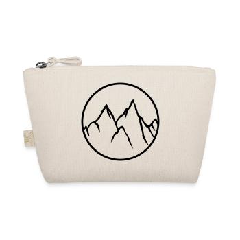 circle around climber climbing mountains high sport h - Organic Pouch - nature - Front