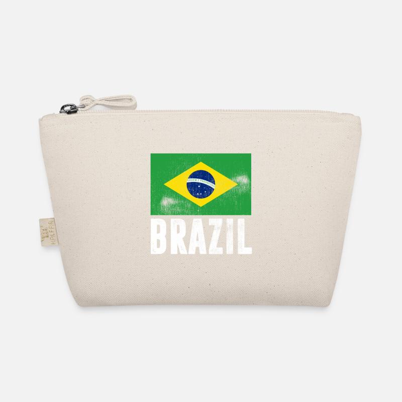 Drapeau du Brésil Drapeau du Brésil Vintage Trousse biologique