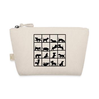 Dog Cube Beagle - Bio-Täschchen - Natur - Vorne