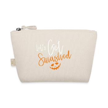 Halloween pumpkin gift Lantern trickle - Organic Pouch - nature - Front