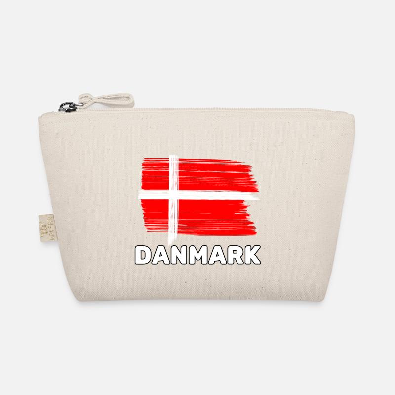Denmark with national flag Organic Pouch