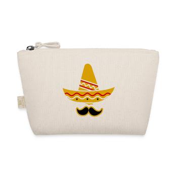 Mexico Mexican with hat - Organic Pouch - nature - Front
