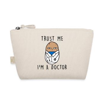 TRUST ME AT A DOCTOR - Organic Pouch - nature - Front