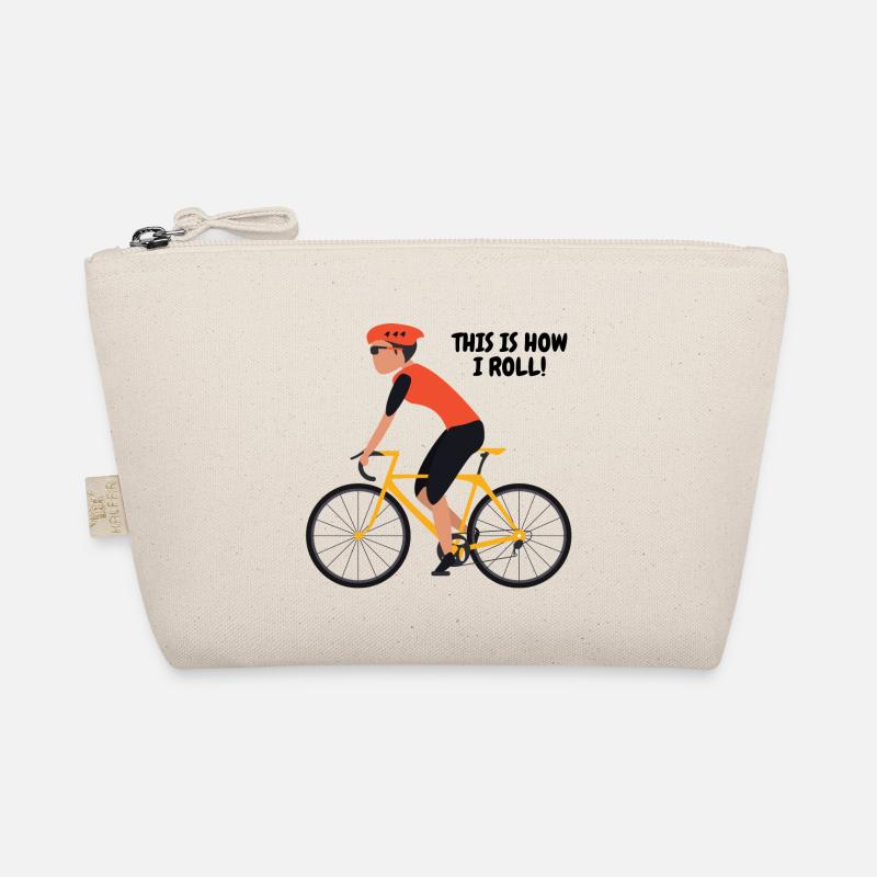 This is how I roll cyclist gift cycling Organic Pouch