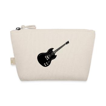 Guitar | Musicians | Music - Gift Idea - Organic Pouch - nature - Front