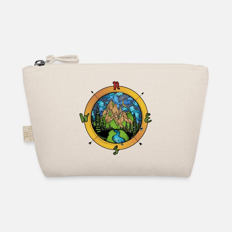 Compass and nature compass Organic Pouch