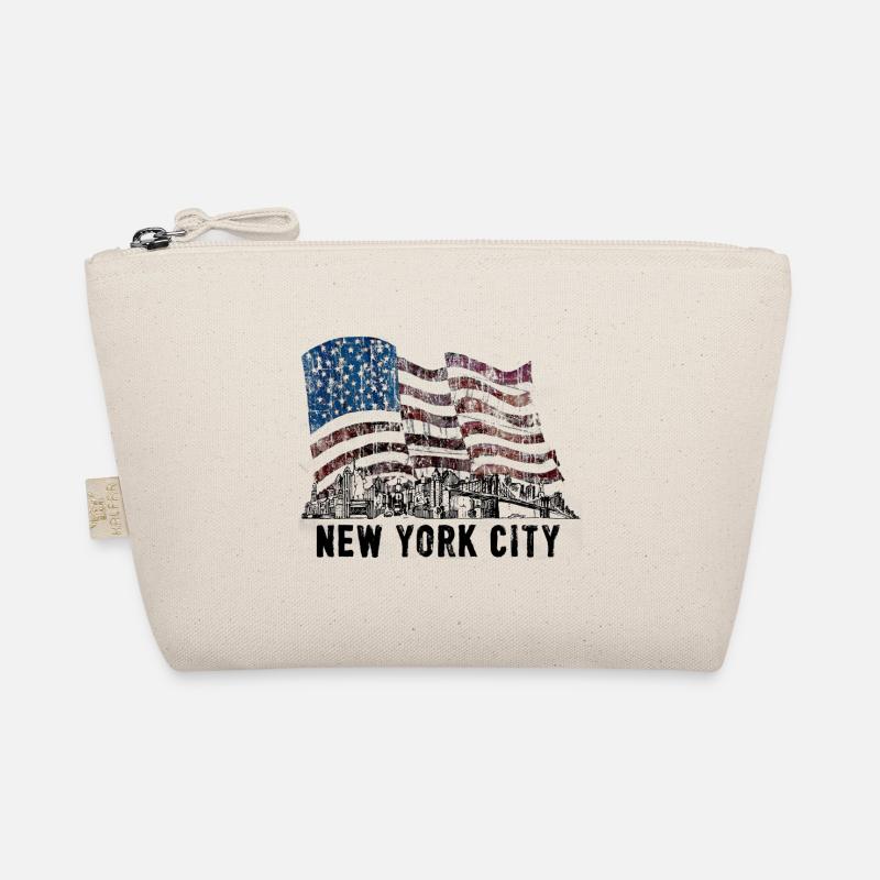 New York City Flagge Bio-Täschchen