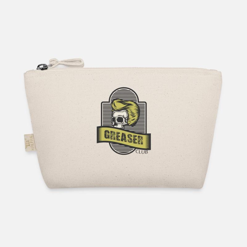 Vintage Retro Style Trend Greaser Organic Pouch