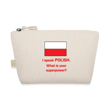 I speak polish - Organic Pouch - nature - Front