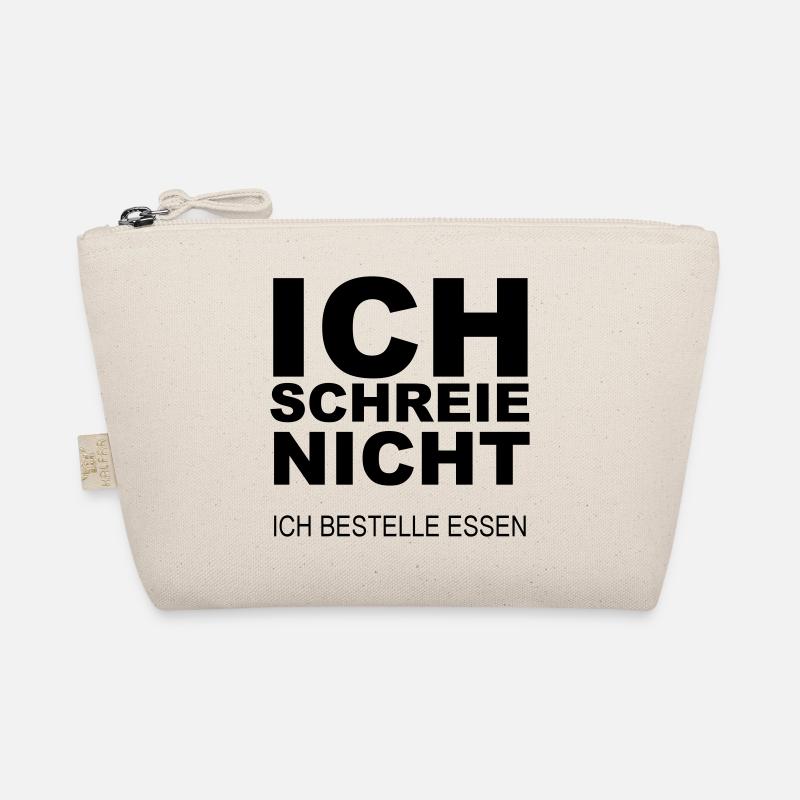 Ich schreie nicht ich bestell Essen Bio-Täschchen