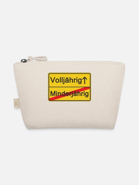 Minderjährig Volljährig - Bio-Täschchen - Natur