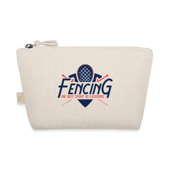Fencing fencer sports men women gift idea - Organic Pouch - nature - Front