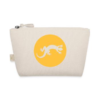 Gecko salamander lizard - Organic Pouch - nature - Front